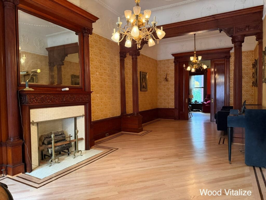 hardwood floor installation Pelham NY new wood flooring seamless finish living room