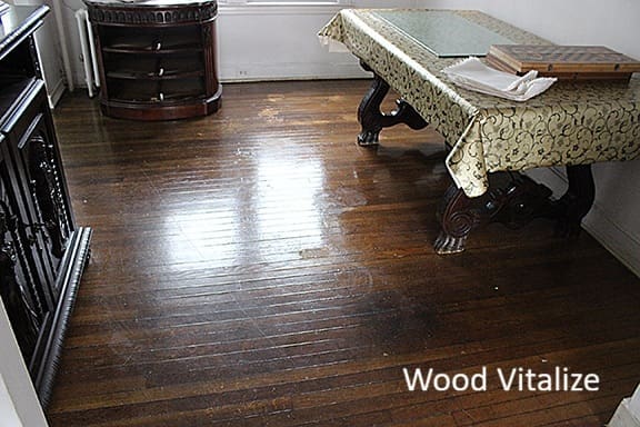 dark hardwood floors heavy wax polish buildup before sanding white plains ny